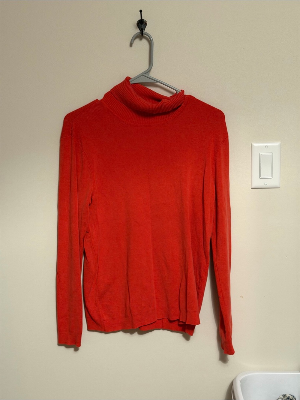 Red Turtleneck Sweater - Women's Classic Fit